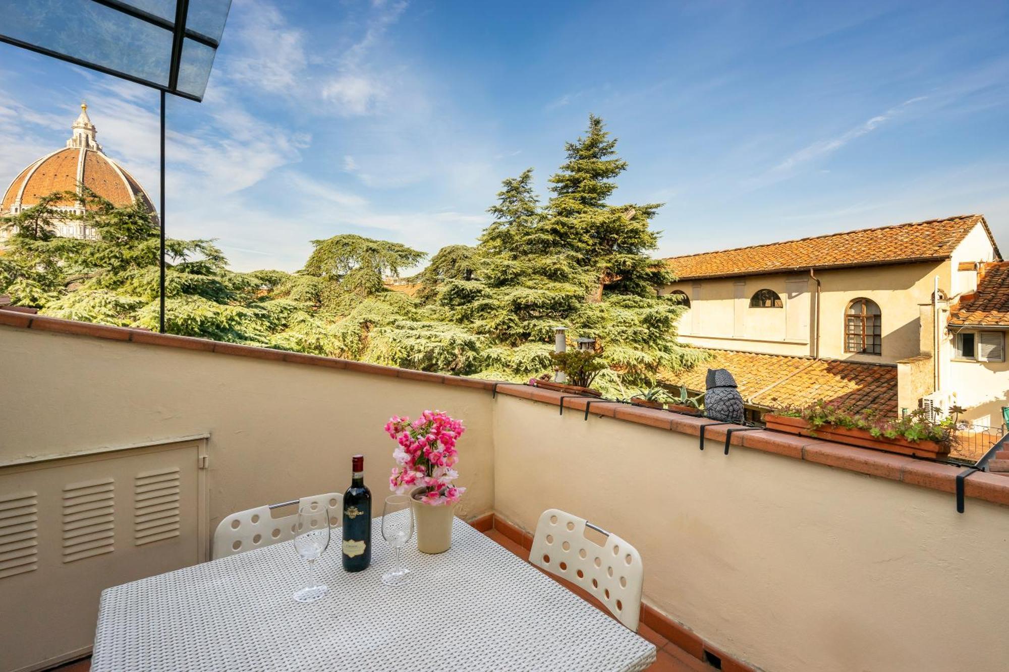 Penthouse Le Terrazze Duomo view Appartement Florence Buitenkant foto